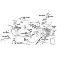 Topplock - Ventilkåpa - Ventiler - Kamaxel - Insug - Tändstift